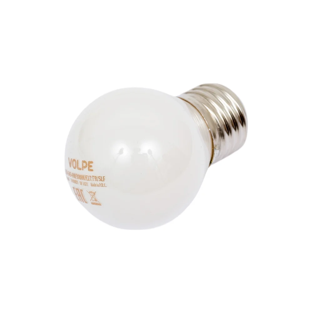 Светодиодная лампа Volpe LED-G45-6W/3000K/E27/FR/SLF UL-00008306