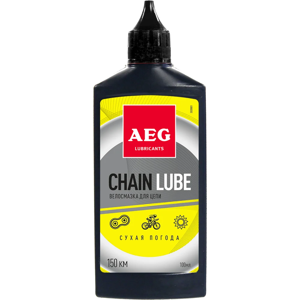 Смазка для цепи велосипеда AEG Lubricants Сухая погода 33180