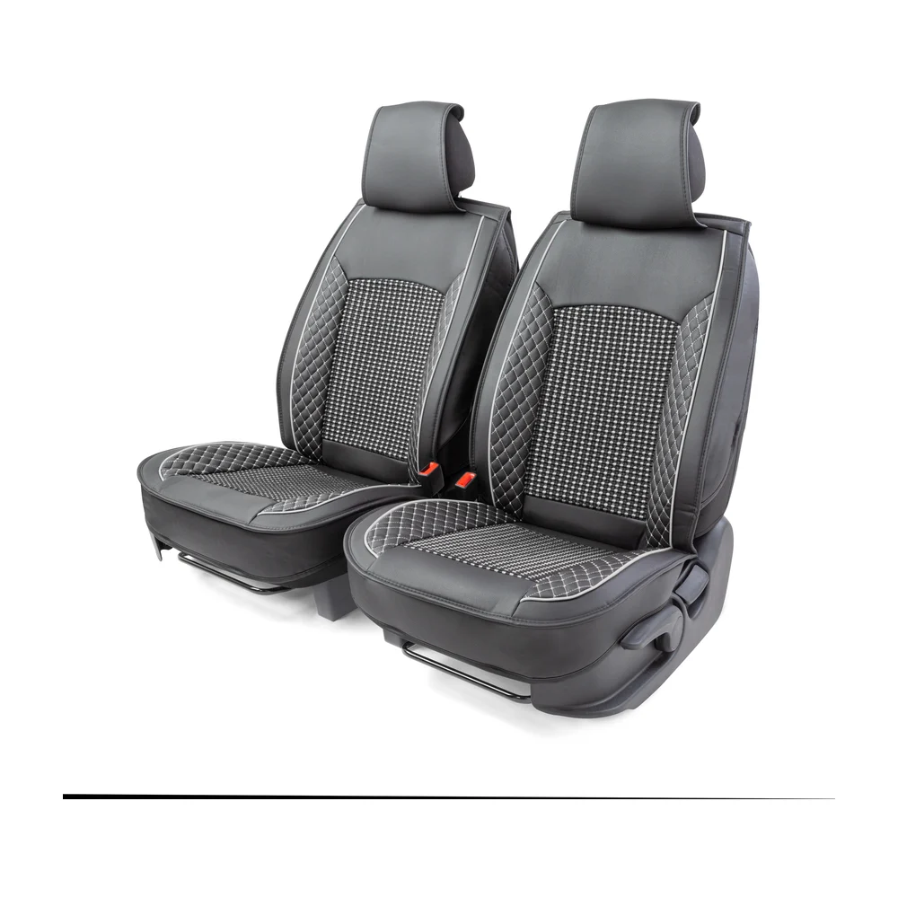 Каркасные накидки на передние сиденья CarPerformance CUS-2102 BK/GY