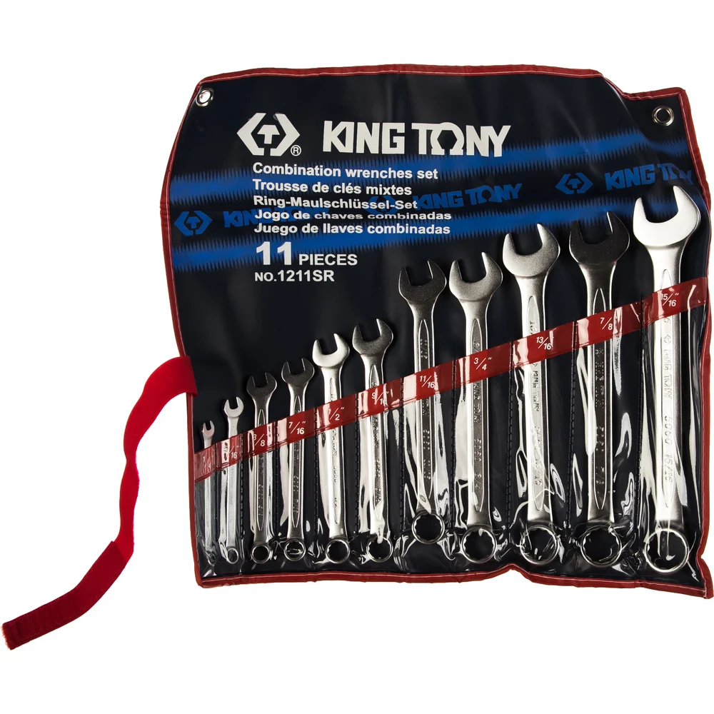 Набор комбинированных ключей KING TONY 1211SR