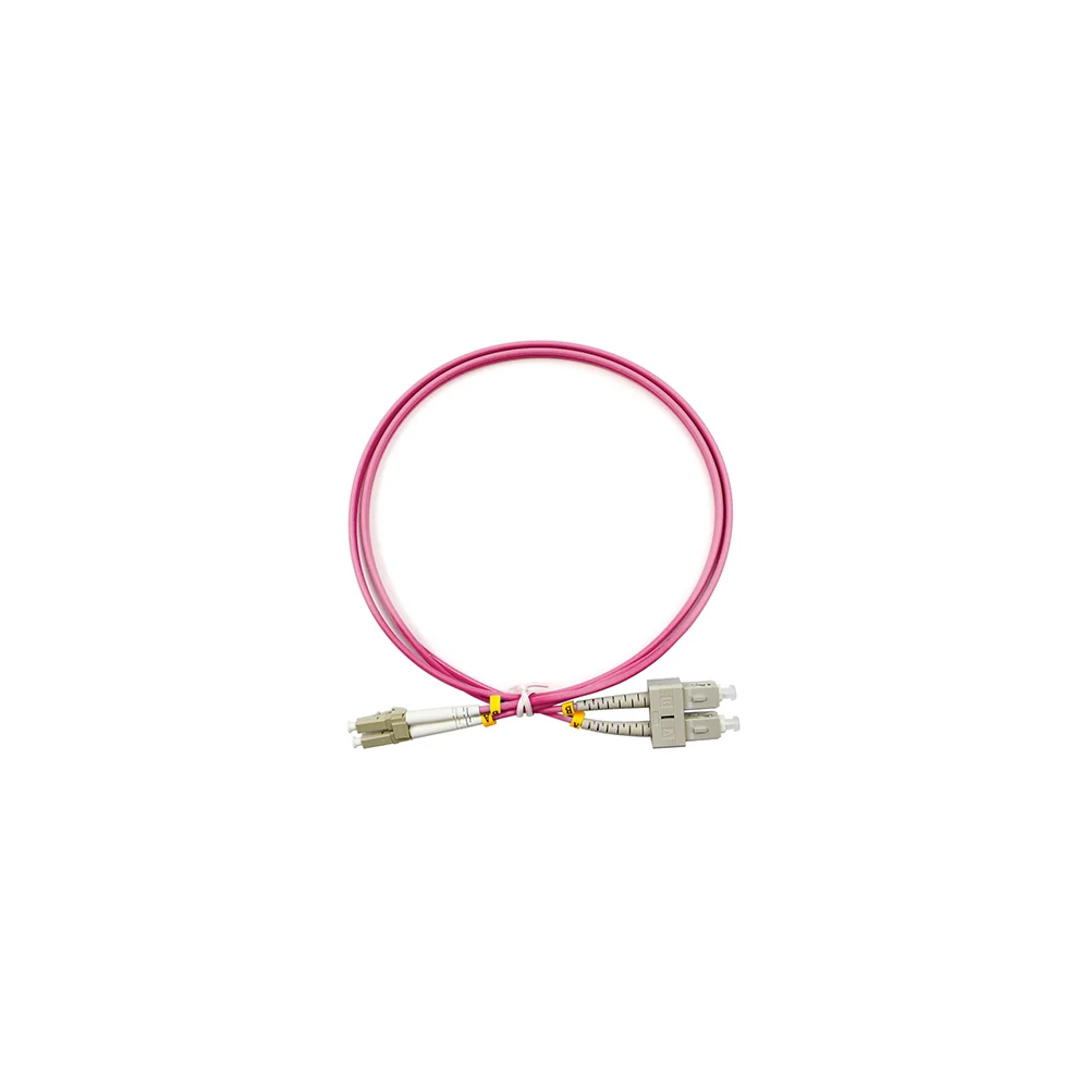 Дуплексный оптический патч-корд TopLan DPC-TOP-OM4-LC/P-SC/P-4.0