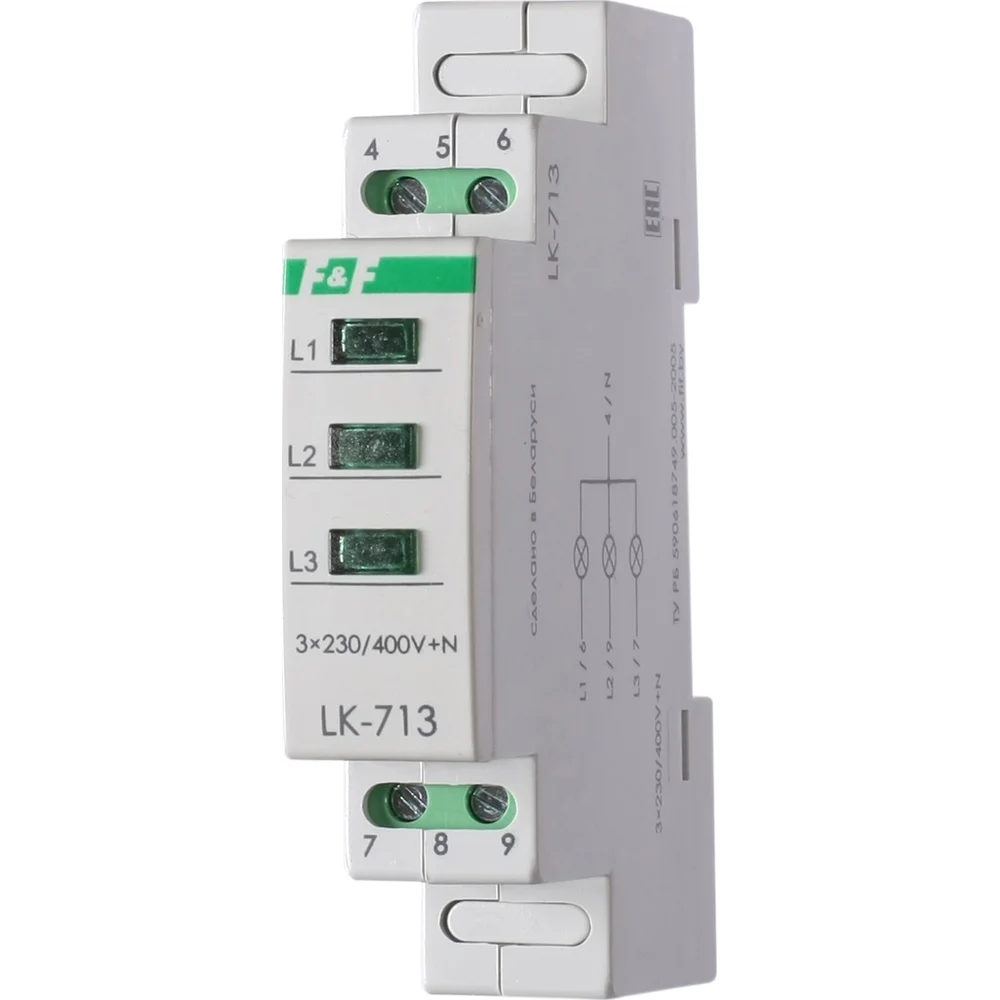 Указатель напряжения для трехфазной сети Евроавтоматика F&F LK-713 EA04.007.002