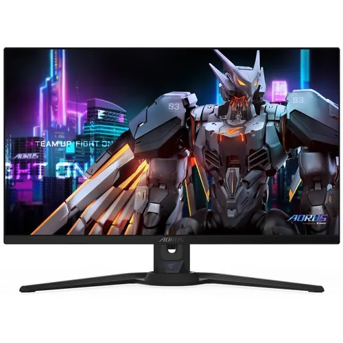 27" Монитор Gigabyte Aorus FO27Q5P, 2560x1440, QD OLED, 500Гц, 2хHDMI, 2хDP, черный [20vm0-fo27q5pba-1ekr]