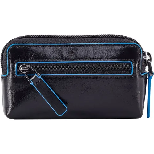 Ключница Piquadro Blue Square, кожа натуральная, черный [pc4216b2/n]