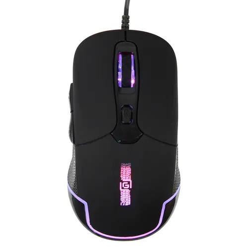 Мышь проводная Oklick 965G RACER, игровая, оптическая, USB, 2400dpi, черный [1018258]