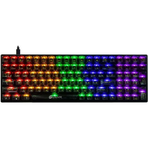 Клавиатура Oklick 915GK, проводная, USB, механическая, черный [1790371]