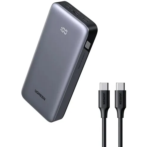 Внешний аккумулятор (Power Bank) UGREEN PB532, 20000мAч, серый [55989b]