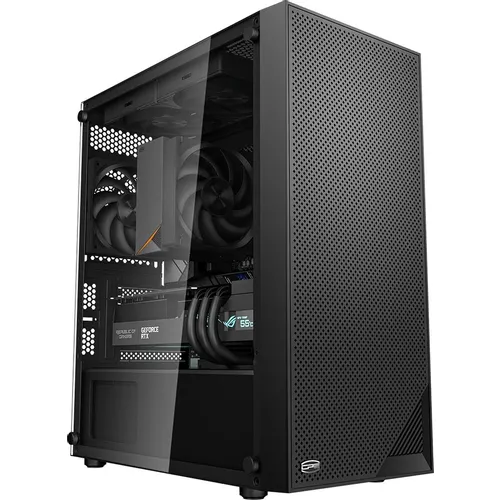 Корпус mATX PCCOOLER C3B310 BK, Mini-Tower, без БП, черный [c3b310-bkp0-gl]