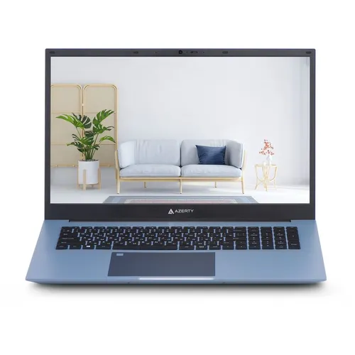 Ноутбук AZERTY Memoir RB-1799, 18.4", IPS, Intel N95 1.7ГГц, 4-ядерный, 16ГБ LPDDR4, 512ГБ SSD, Intel UHD Graphics, Windows 11 Pro, серо-голубой [120-0896]