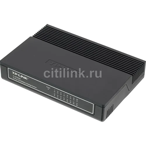 Коммутатор TP-LINK TL-SF1016D, неуправляемый