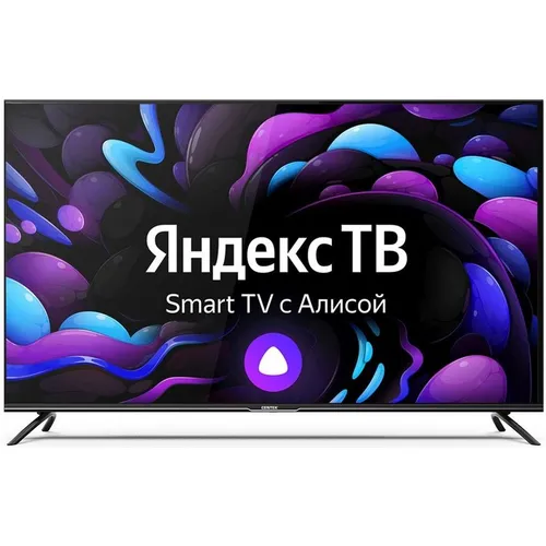 65" Телевизор CENTEK CT-8565 4K Ultra HD, СМАРТ ТВ, YaOS, черный