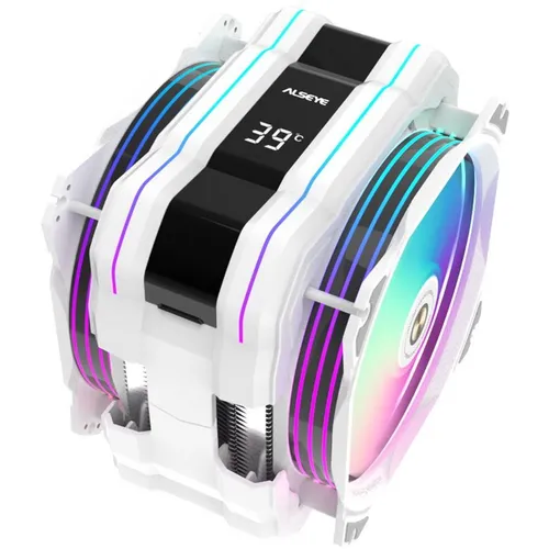 Устройство охлаждения (кулер) ALSEYE M120D-W-Plus, 4-pin, ARGB, 120мм, белый, retail