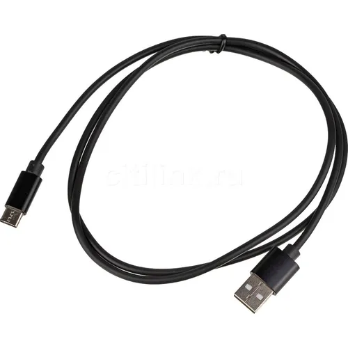 Кабель USB Type-C (m) - USB (m), 1м, 2.4A, черный