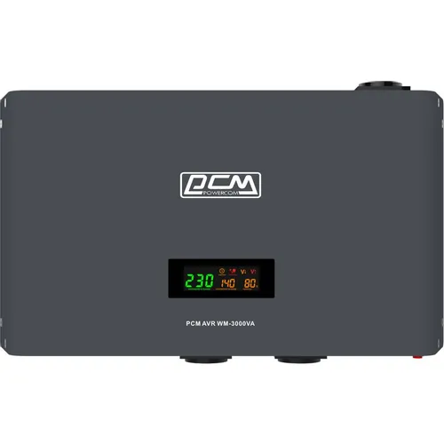 Стабилизатор напряжения POWERCOM WM-3000VA графитовый