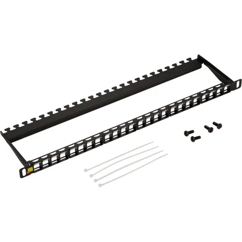 Патч-панель Lanmaster (LAN-PPC24OK-UTP) 19" 0.5U 24x UTP