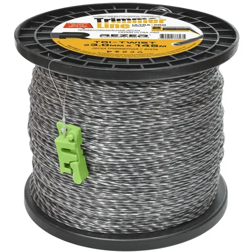 Леска для садовых триммеров REZER Ultra-pro Tri-Twist, 4мм, 12м [03.007.00132]