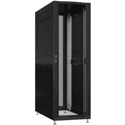 Шкаф серверный POWERCOM PSR4286-10201-BL PSR4286-10201-BL напольный, перфорированная передняя дверь, 42U, 600x2000x800 мм
