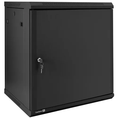 Шкаф коммутационный EXEGATE EC-WM-12U.450 EX298621RUS настенный, металлическая передняя дверь, 12U, 450x635x600 мм