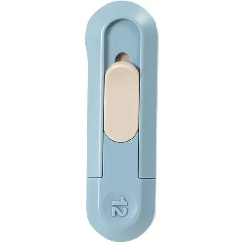 Нож канцелярский Deli ENS065-BL ENS065 12мм, пластик, синий 24 шт./кор.