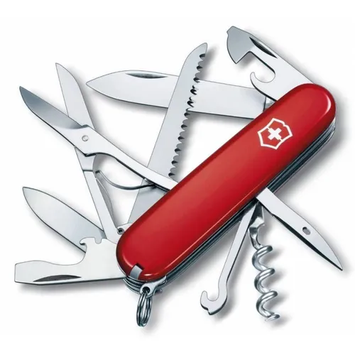 Складной нож Victorinox Huntsman, функций: 15, 91мм, красный, коробка картонная [1.3713]