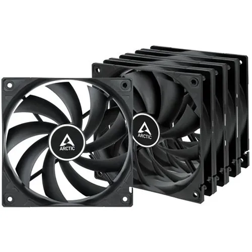 Вентилятор ARCTIC COOLING F12 Value Pack 5шт, 120мм, 3-pin, 1350об/мин, 22.5 дБ, черный, Ret [acfan00248a]