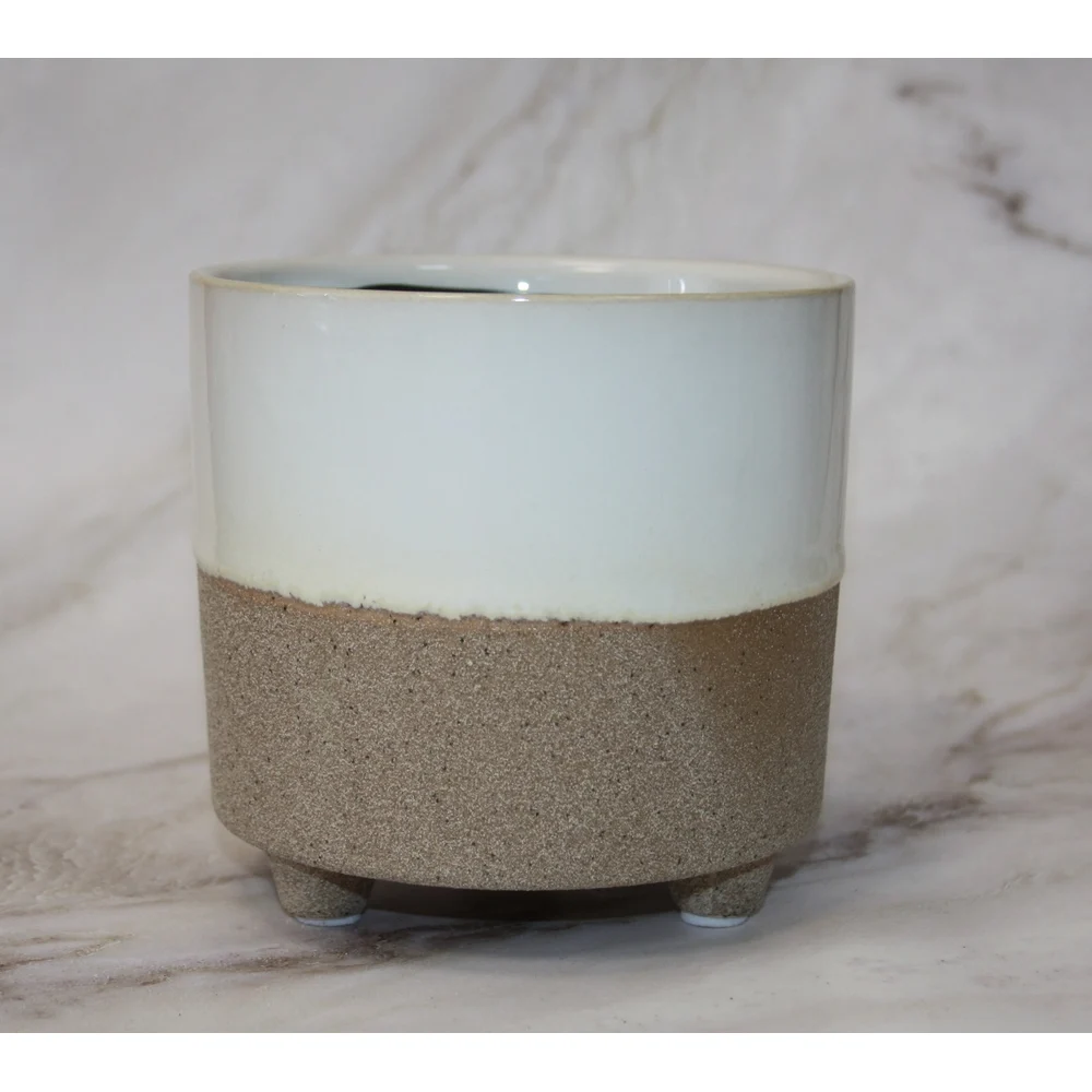 Кашпо SCHEURICH Kübel Piaff sandy white 63319