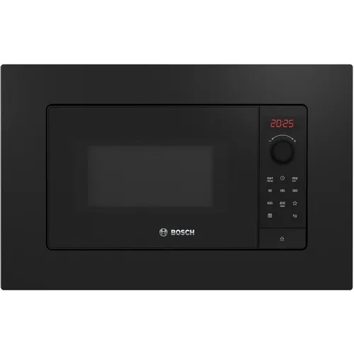 Встраиваемая микроволновая печь Bosch Serie 2 BFL623MB4, 20л, 800Вт, черный