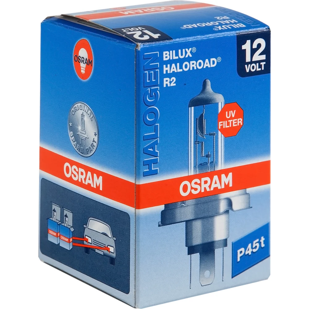 Автолампа Osram NEOLUX R2 P45t-41 HALOGEN 64183