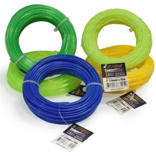 Леска для садовых триммеров REZER Eco Trim Multicolor, 2.4мм, 15м [03.007.00137]