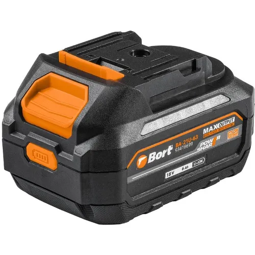 Батарея аккумуляторная для Makita Bort BA-21U-63, 18В, 6Ач, Li-Ion [93418699]