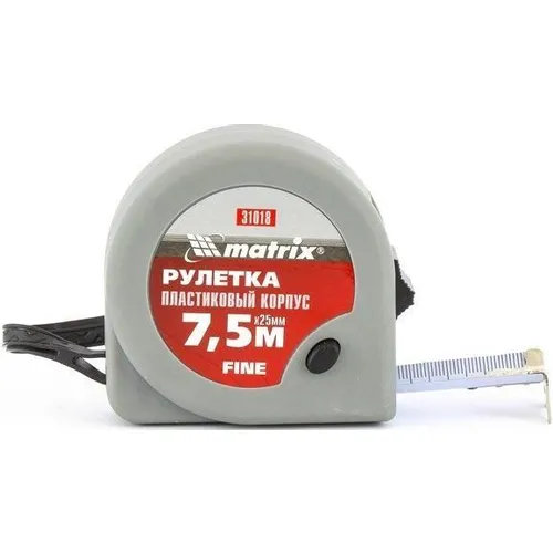 Рулетка MATRIX Fine, 7.5м [31018 ]