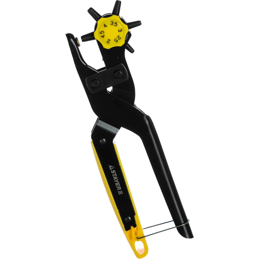 Усиленный револьверный дырокол для кожи STAYER PROFESSIONAL 22943_z01
