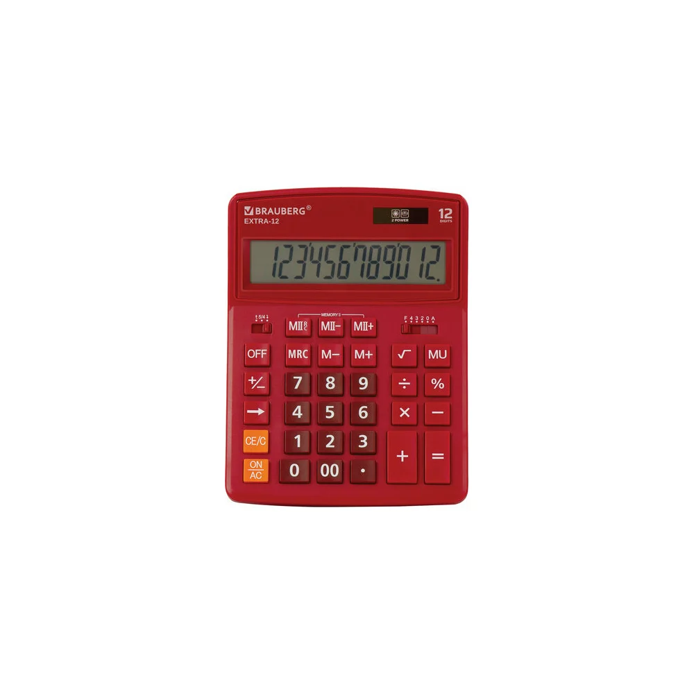 Настольный калькулятор BRAUBERG EXTRA-12-WR 250484