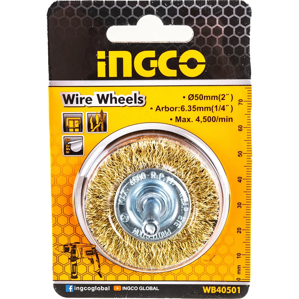 Дисковая щетка-крацовка INGCO WB40501