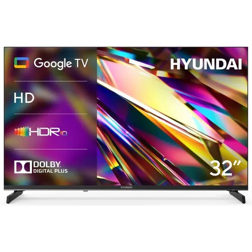 32" Телевизор Hyundai H-LED32BS5011 HD, СМАРТ ТВ, Google TV, черный