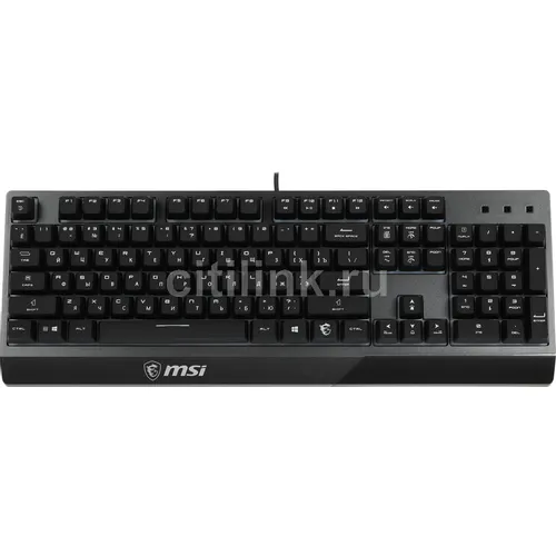 Клавиатура MSI Vigor GK30 RU, проводная, USB, плунжерная, черный [s11-04ru236-cla]