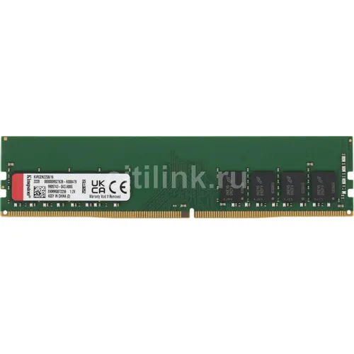 Оперативная память Kingston Valueram KVR32N22S8/16 DDR4 - 1x 16ГБ 3200МГц, DIMM, Ret