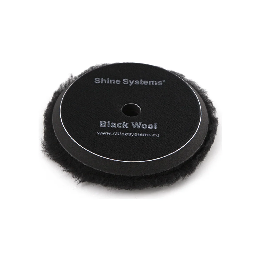 Полировальный круг Shine systems Black Wool Pad SS539