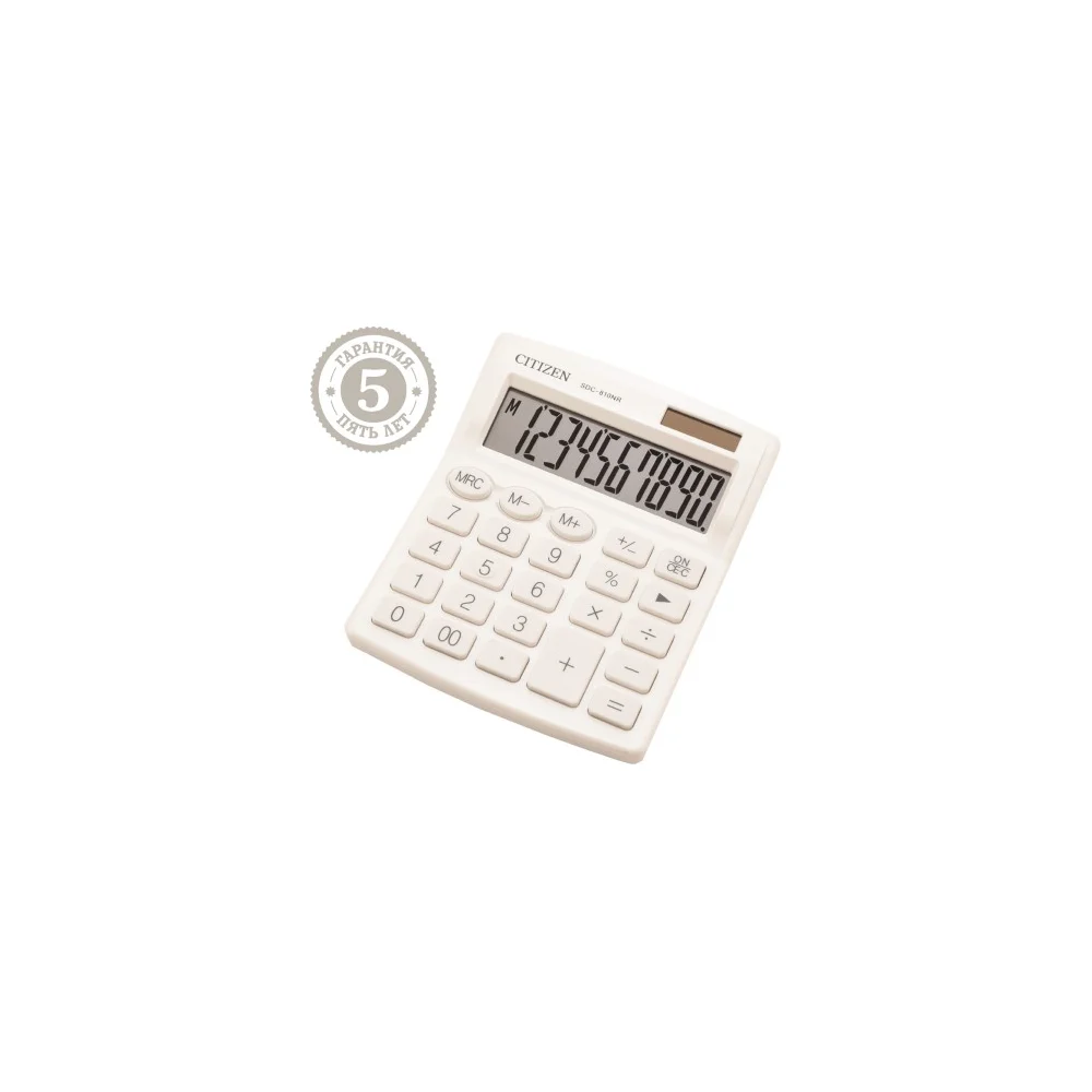 Настольный калькулятор Citizen SDC-810NR-WH