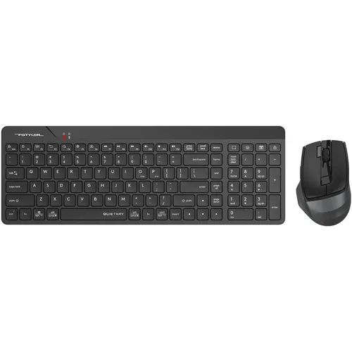 Комплект (клавиатура+мышь) A4TECH Fstyler FG2400 Air2, USB, беспроводной, черный [fg2400 air2 black]