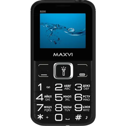 Сотовый телефон MAXVI B200 черный