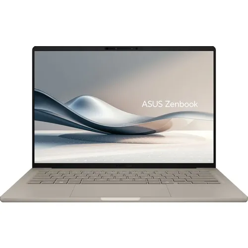 Ноутбук ASUS Zenbook 14 UX3407NA-QD100W, 14", OLED, Qualcomm Snapdragon X2 Elite 3.4ГГц, 18-ядерный, 32ГБ LPDDR5x, 1ТБ SSD, Qualcomm Adreno, Windows 11 Home, бежевый [90nb1711-m007r0]