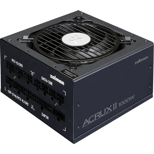 Блок питания Zalman ZM1000-ARX2, 1000Вт, 80 PLUS PLATINUM, 120мм, черный, retail