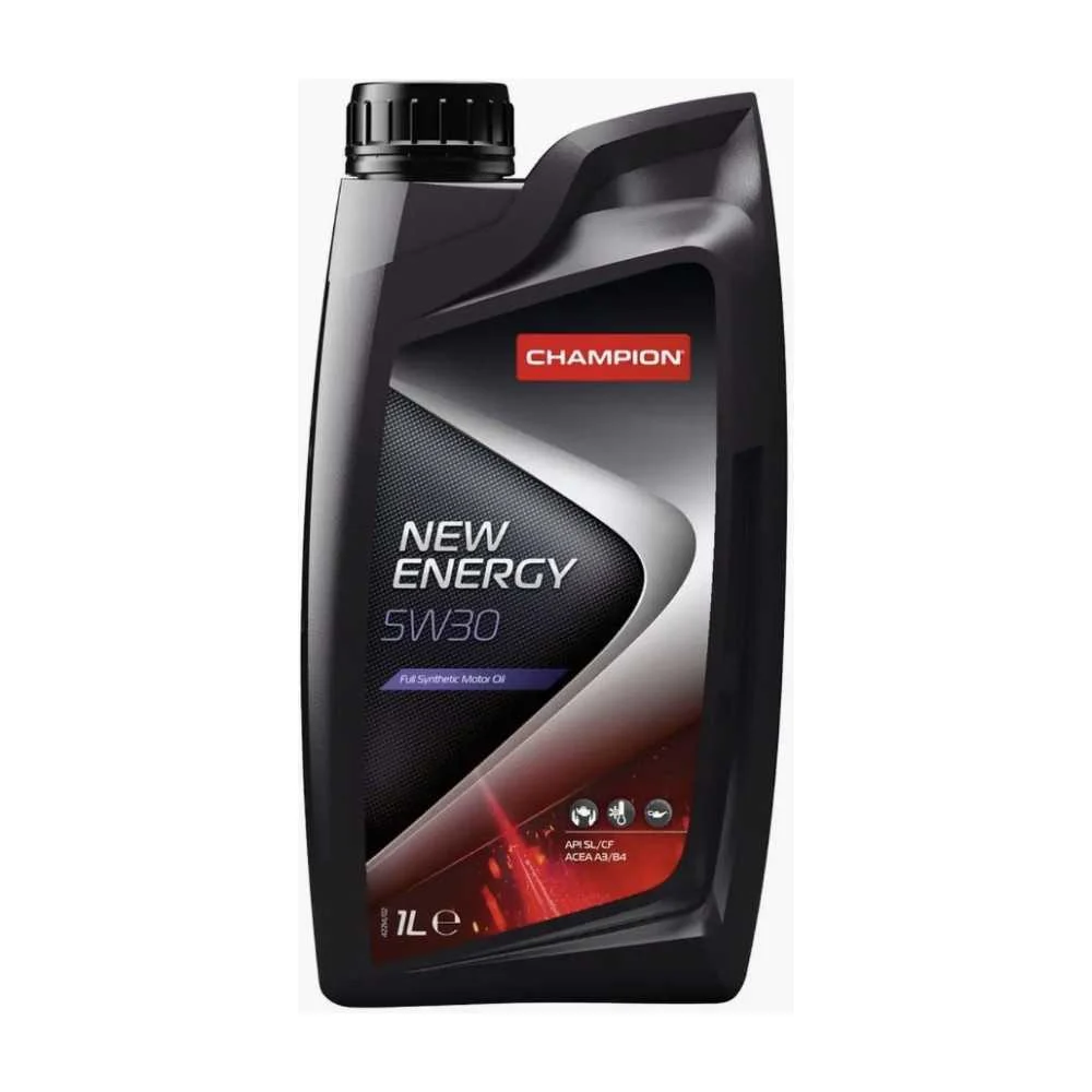 Синтетическое моторное масло CHAMPION NEW ENERGY 5W30, SL/CF, A3/B4-12 8200113
