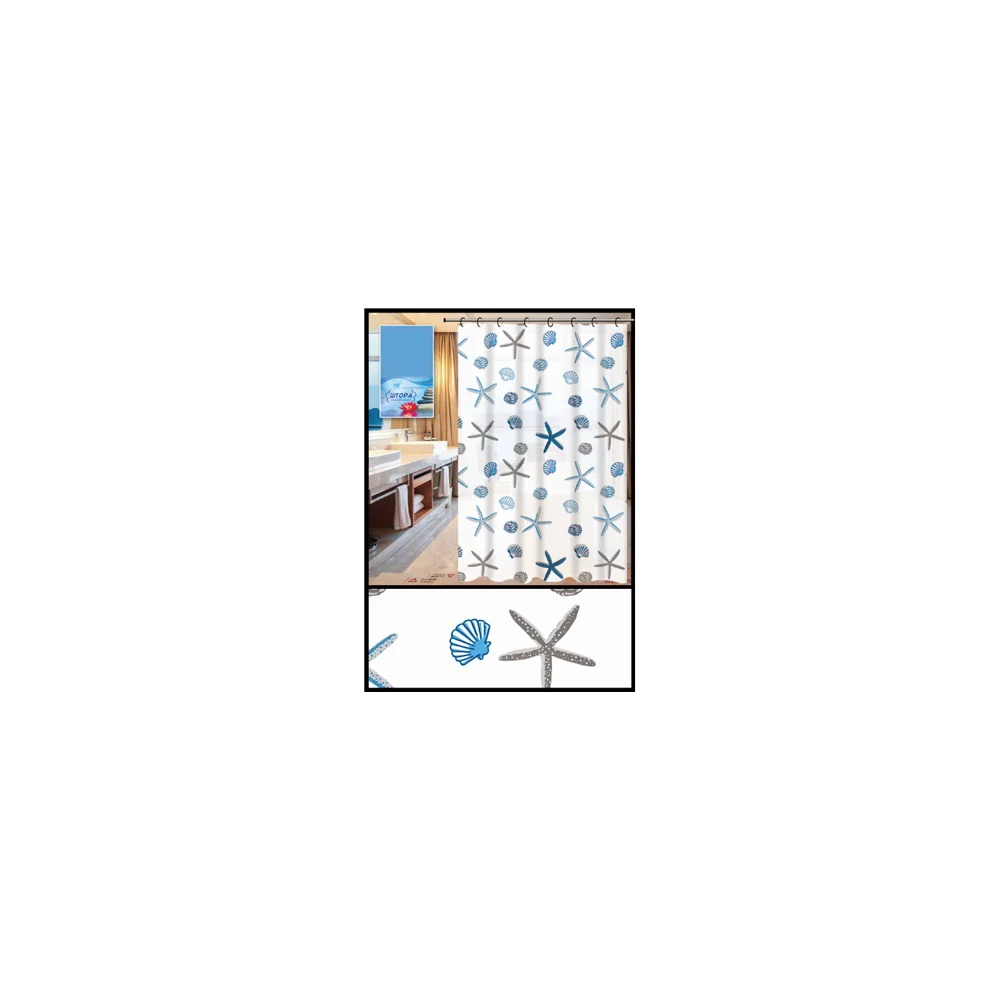Штора для ванной комнаты Чисто Быстро Chb0123 ХВ6352