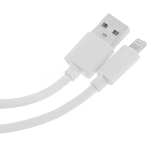 Кабель KINGPRICE KP-USBAL-1.5m, Lightning (m) - USB (m), 1.5м, 2.4A, белый