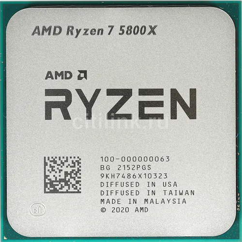 Процессор AMD Ryzen 7 5800X, AM4, OEM [100-000000063]