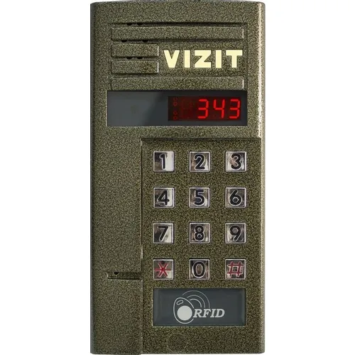 Аудиопанель VIZIT БВД-343R, накладная