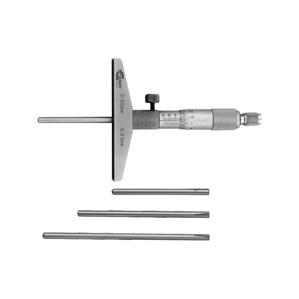 Микрометрический глубиномер GRIFF ГМ 75 D102007