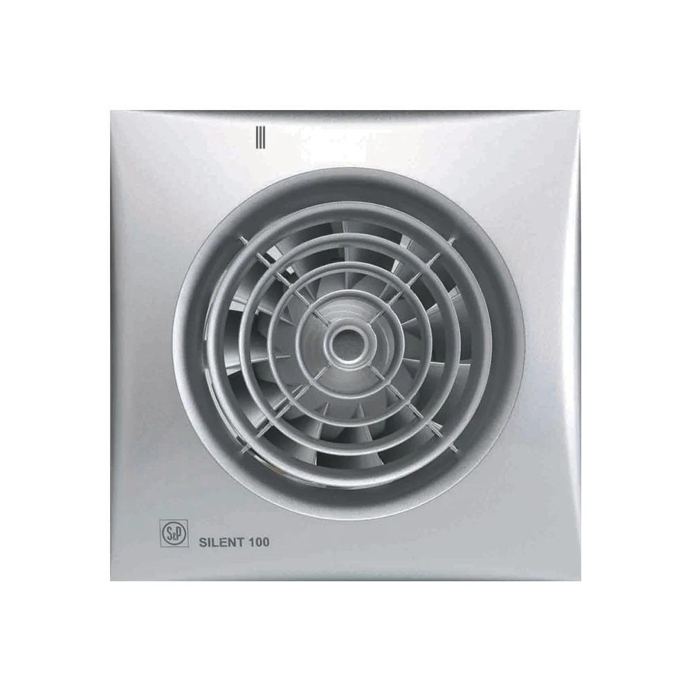 Вентилятор Soler&Palau SILENT-100 CHZ SILVER RE 03-0103-121
